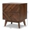 Baxton Studio Hartman Mid-Century Walnut Brown Finished Wood 2-Drawer Nightstand 193-11719-ZORO - alternate 6